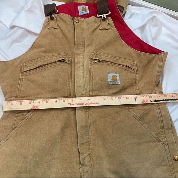 Carhartt Weathered Duck insulated Overalls - Picture 15 of 15